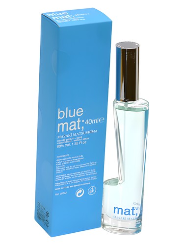 mat; blue