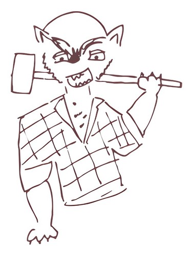Werewolf Lumberjack